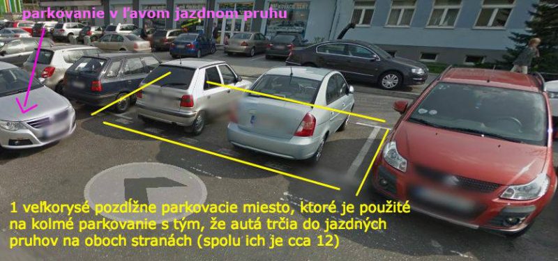V minulosti bola Pribinova jeden veľký parkovací bordel - mimo vyznačených boxov, na chodníkoch, na tráve, v ľavom jazdnom pruhu...