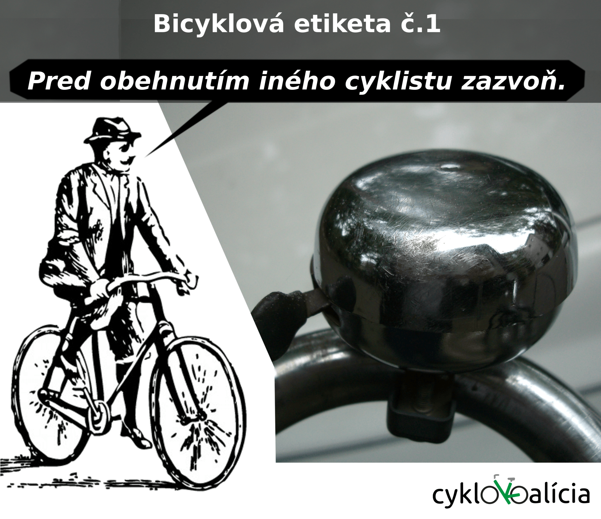 Bicyklová etiketa č.1: Zvonček