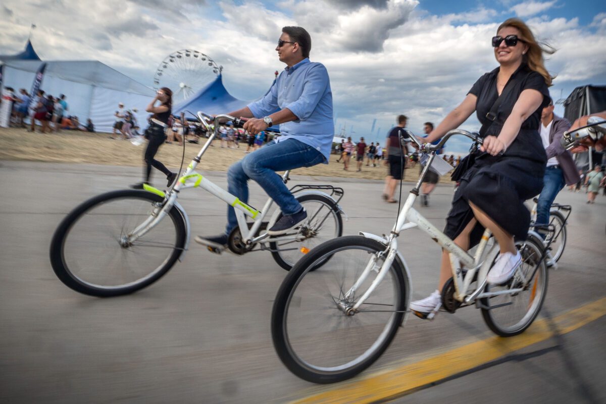 Prezidentka SR Zuzana Caputova na Bielom Bicykli